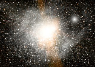A field of stars around one bright core.